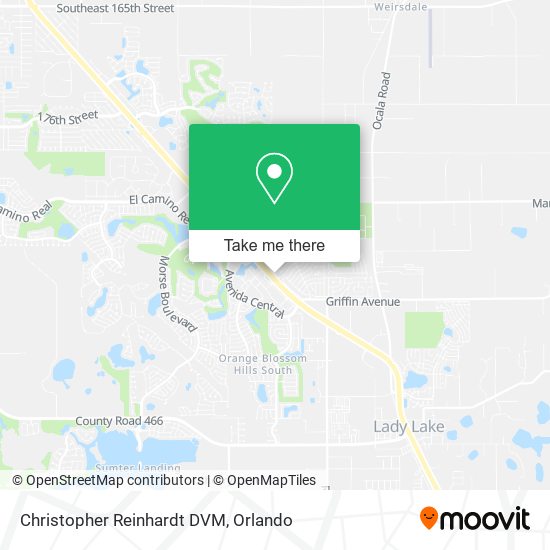 Christopher Reinhardt DVM map