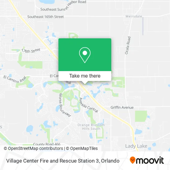 Mapa de Village Center Fire and Rescue Station 3