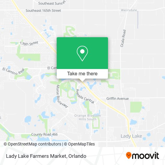Mapa de Lady Lake Farmers Market