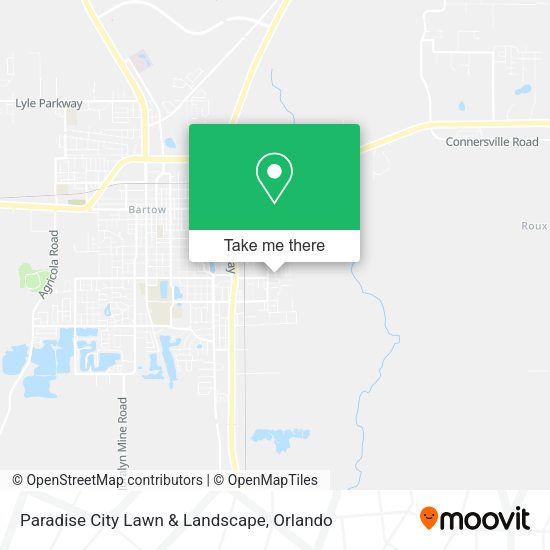 Paradise City Lawn & Landscape map