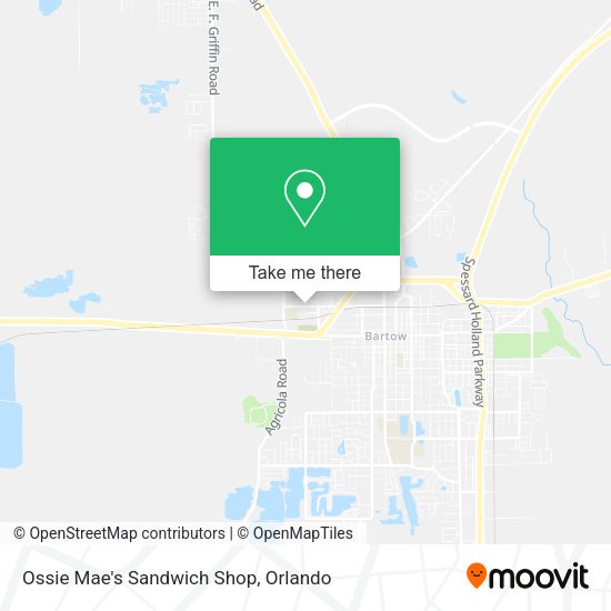 Mapa de Ossie Mae's Sandwich Shop