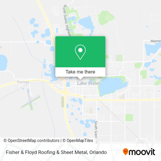 Fisher & Floyd Roofing & Sheet Metal map