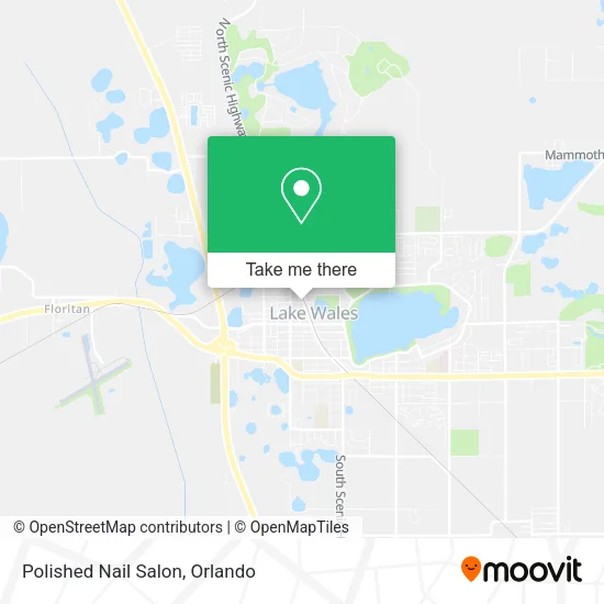 Mapa de Polished Nail Salon