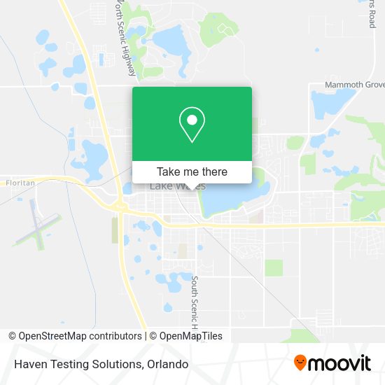 Haven Testing Solutions map