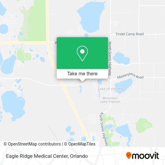 Mapa de Eagle Ridge Medical Center