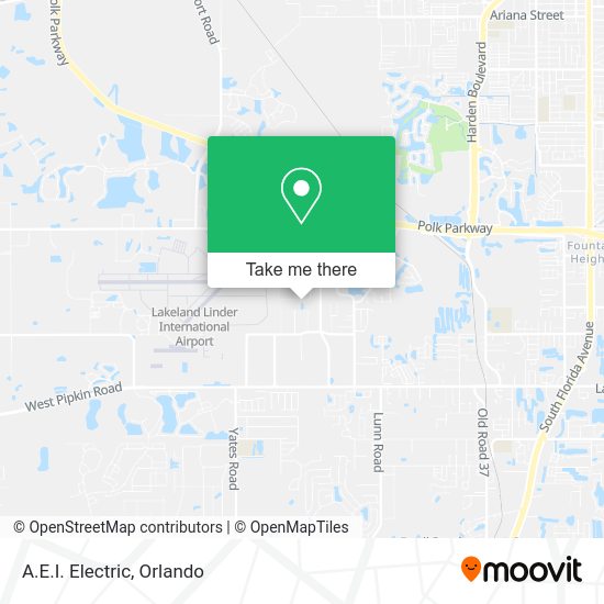 Mapa de A.E.I. Electric