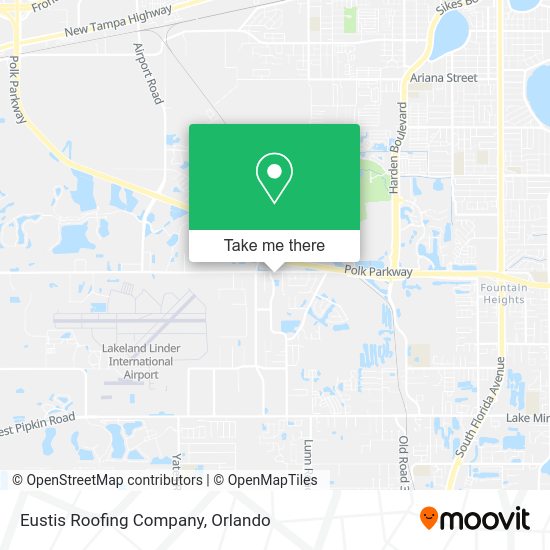 Eustis Roofing Company map
