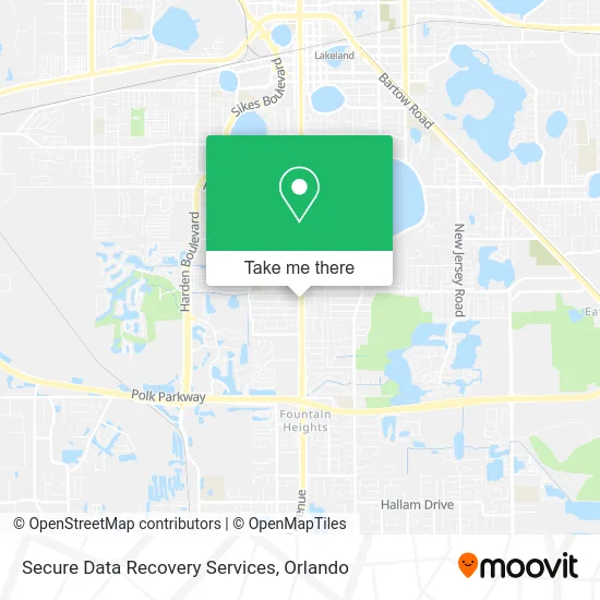 Secure Data Recovery Services map