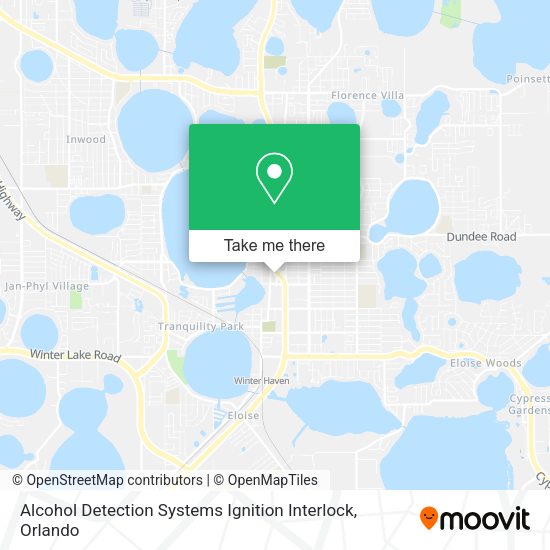 Alcohol Detection Systems Ignition Interlock map