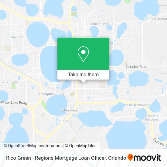 Mapa de Rico Green - Regions Mortgage Loan Officer