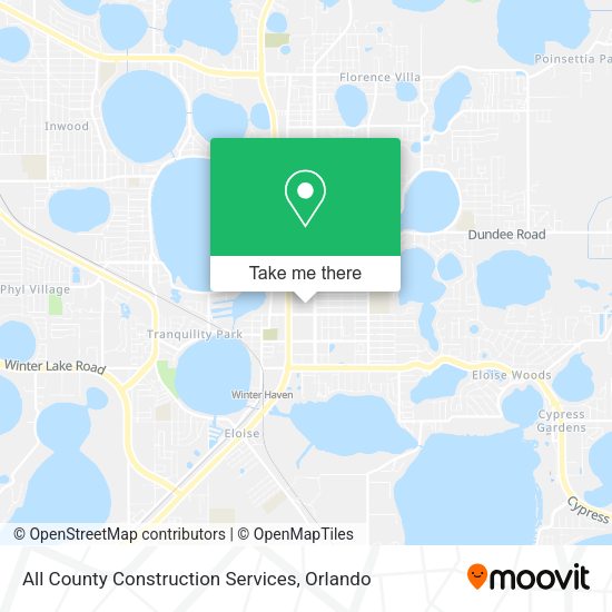 Mapa de All County Construction Services