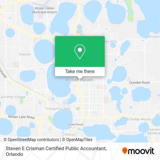 Steven E Crisman Certified Public Accountant map