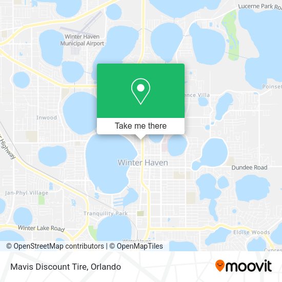 Mapa de Mavis Discount Tire