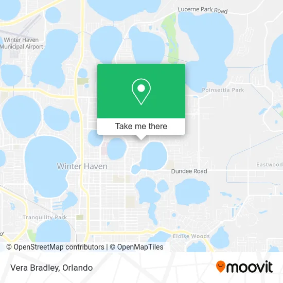 Vera Bradley map