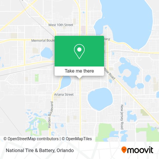 National Tire & Battery map