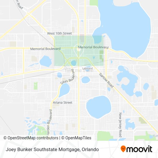 Mapa de Joey Bunker Southstate Mortgage