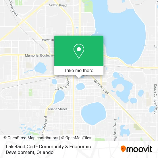 Lakeland Ced - Community & Economic Development map