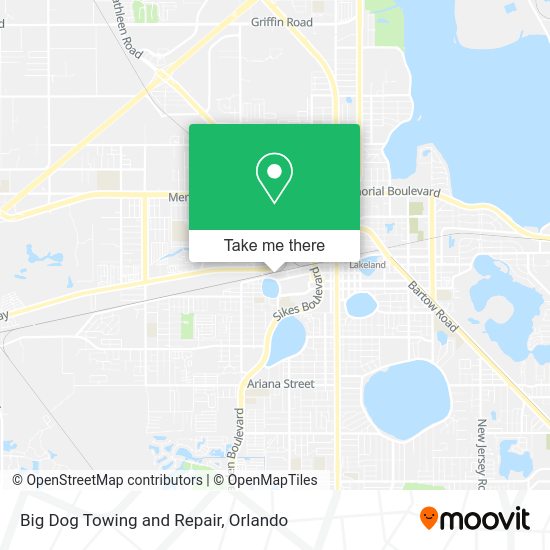 Mapa de Big Dog Towing and Repair