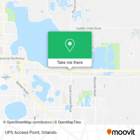 UPS Access Point map