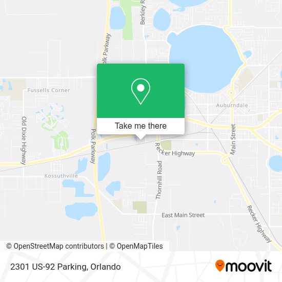 Mapa de 2301 US-92 Parking