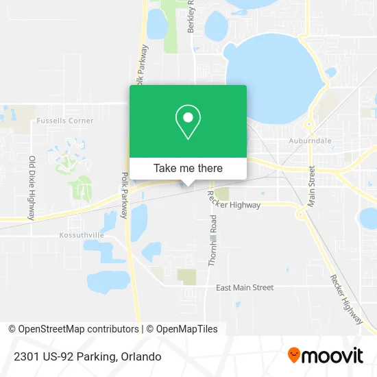 Mapa de 2301 US-92 Parking
