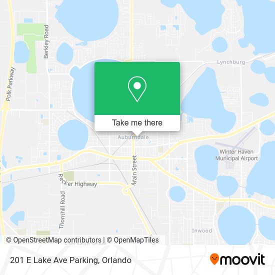 201 E Lake Ave Parking map