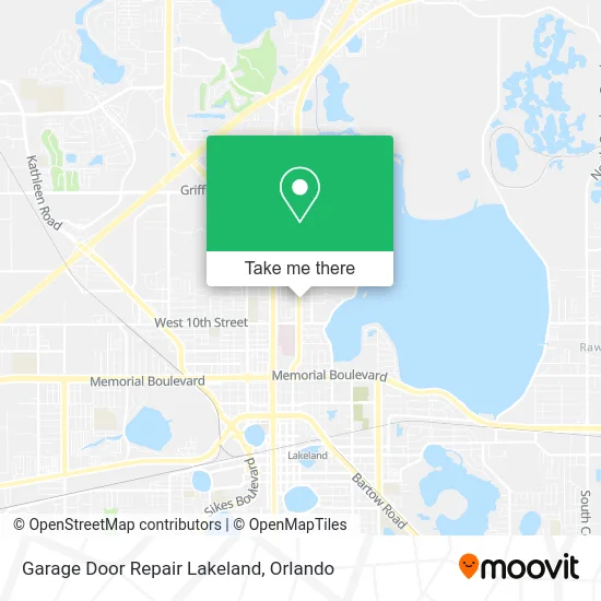 Garage Door Repair Lakeland map