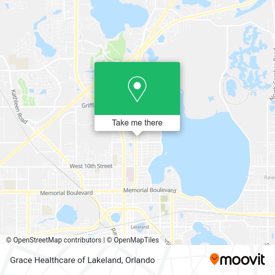 Grace Healthcare of Lakeland map