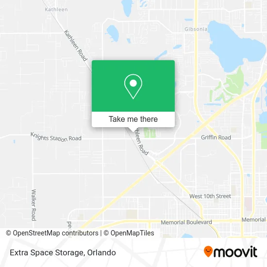 Extra Space Storage map