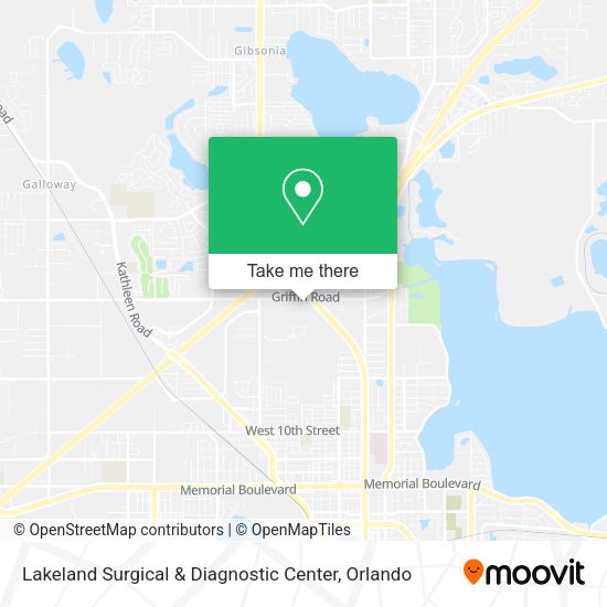 Mapa de Lakeland Surgical & Diagnostic Center