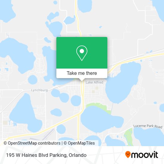 195 W Haines Blvd Parking map