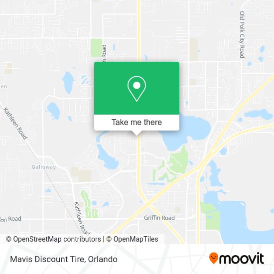 Mapa de Mavis Discount Tire