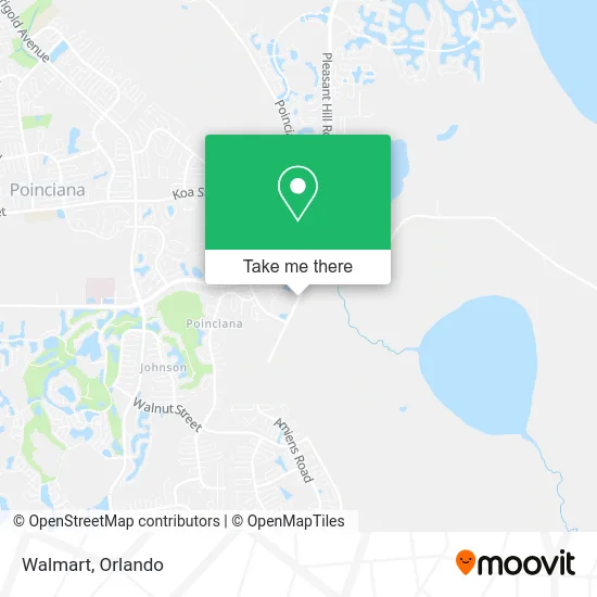 Mapa de Walmart