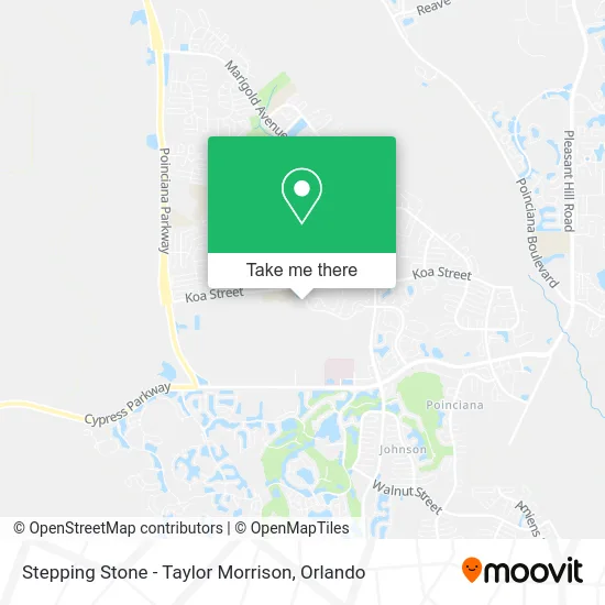 Mapa de Stepping Stone - Taylor Morrison