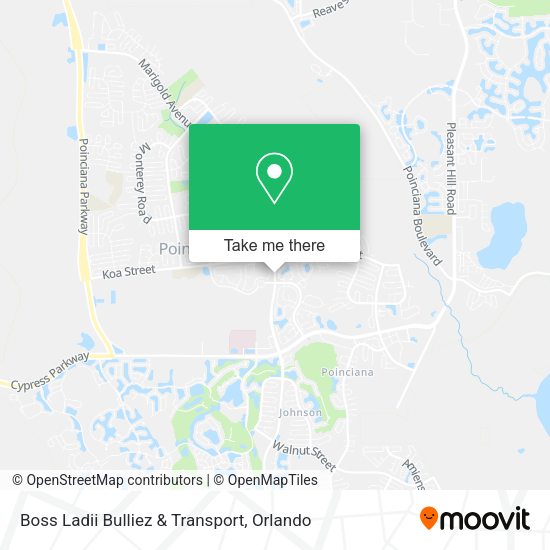 Boss Ladii Bulliez & Transport map