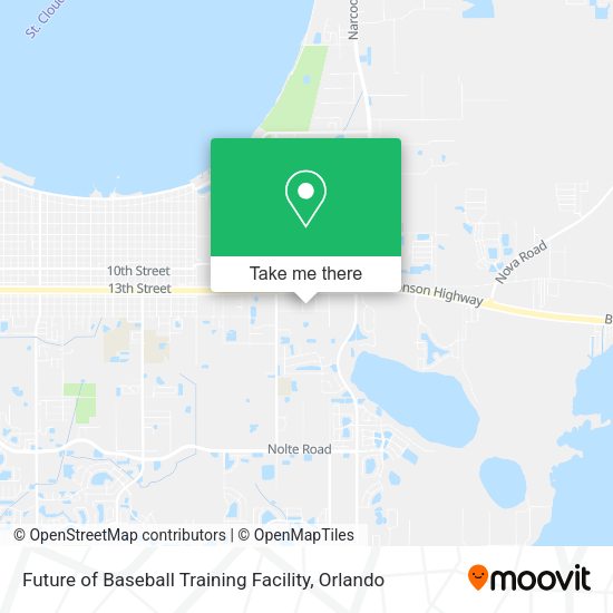 Mapa de Future of Baseball Training Facility
