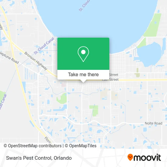 Mapa de Swan's Pest Control