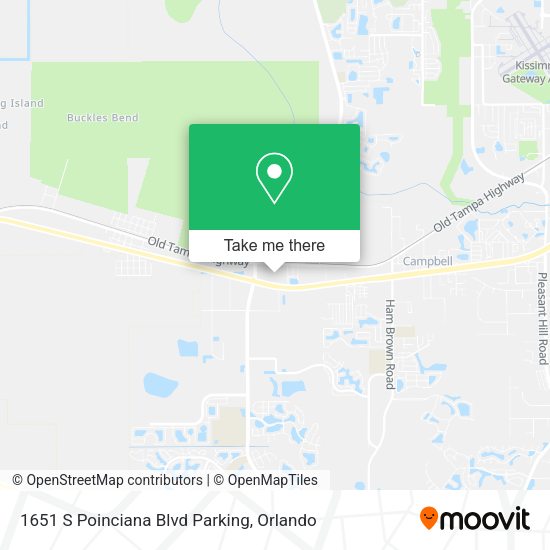 1651 S Poinciana Blvd Parking map