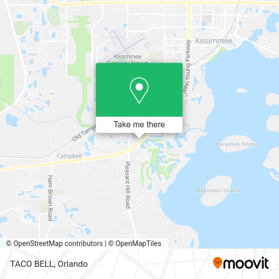 Mapa de TACO BELL