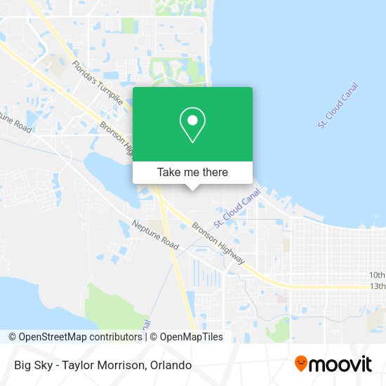 Mapa de Big Sky - Taylor Morrison