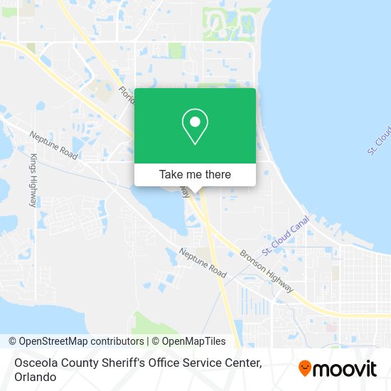 Mapa de Osceola County Sheriff's Office Service Center