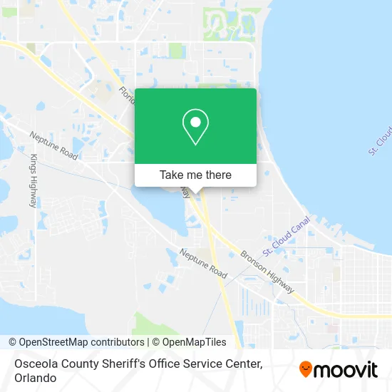Mapa de Osceola County Sheriff's Office Service Center