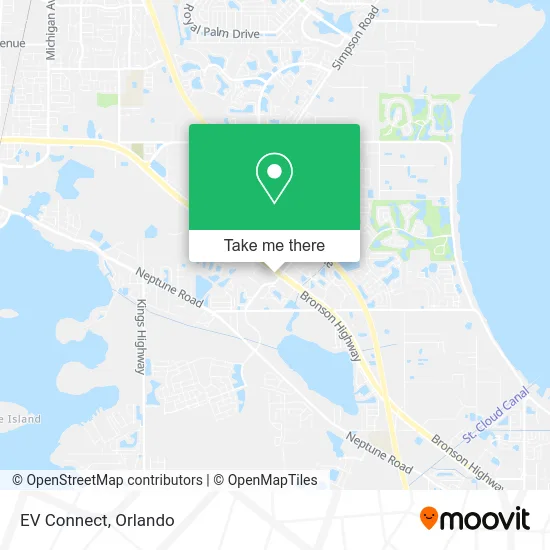 Mapa de EV Connect