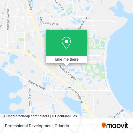 Professional Development map