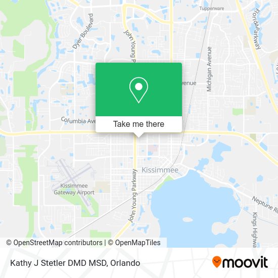 Kathy J Stetler DMD MSD map