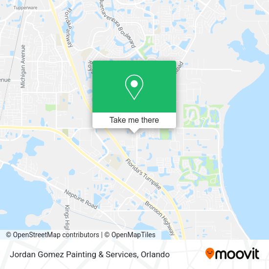 Jordan Gomez Painting & Services map