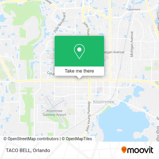 TACO BELL map