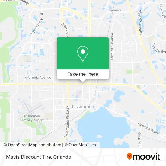 Mapa de Mavis Discount Tire