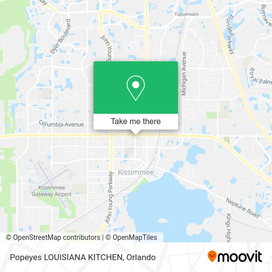 Mapa de Popeyes LOUISIANA KITCHEN