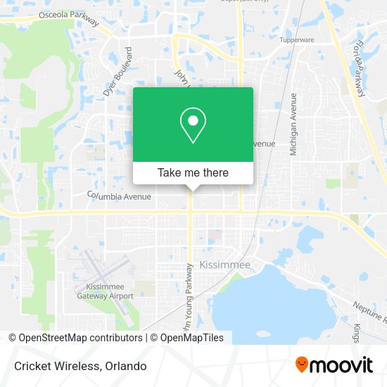 Mapa de Cricket Wireless